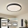 Brilagi - CORVO dimmelhető LED mennyezeti lámpa LED/72W/230V 3000-6000K, fekete, átmérő 50 cm + távirányító