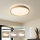 Brilagi - CORVO LED dimmelhető mennyezeti lámpa LED/72W/230V 3000-6000K fa dekor, átm. 50 cm + távirányítóval