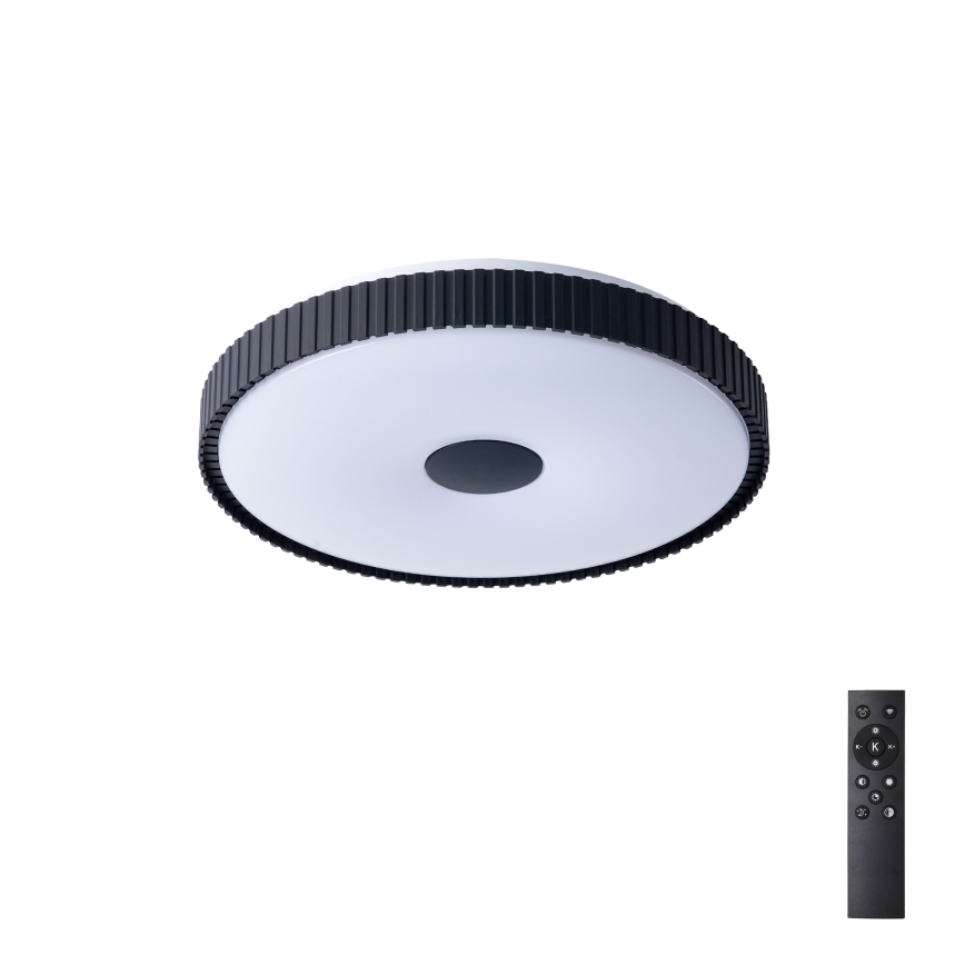 BRILAGI - Fényerőszabályozható mennyezeti lámpatest CORVO LED/72W/230V 3000-6000K fekete, átm. 50 cm + távirányítóval