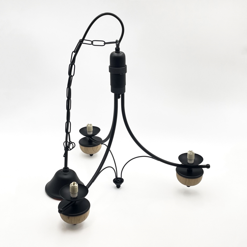 Brilagi - COTTAGE LED láncos csillár 3xG9/40W/230V tölgy/fehér