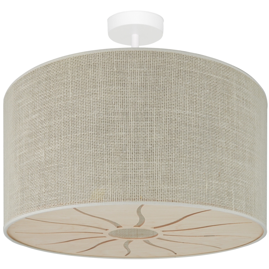 Brilagi - Mennyezeti lámpa COUNTRY ROLLER 1xE27/15W/230V átm. 45 cm krémszínű