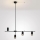 Brilagi - CRANE kábeles csillár 4xGU10/30W/230V fekete