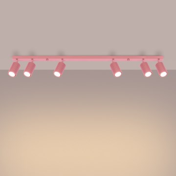 Brilagi - CRESTO 6xGU10/10W/230V rózsaszín spotlámpa
