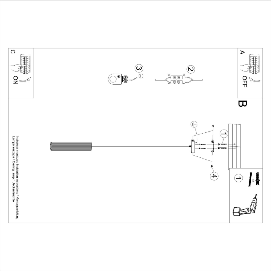 Brilagi - CRESTO kábelen függesztett LED csillár 1xGU10/10W/230V piros