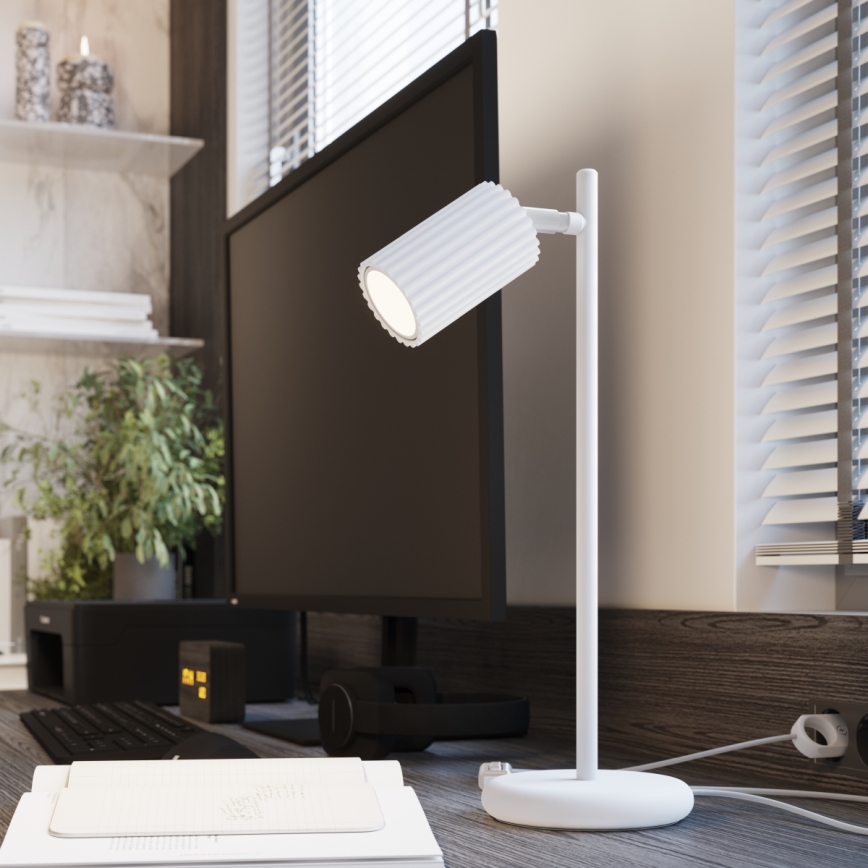 Brilagi - CRESTO LED asztali lámpa 1xGU10/10W/230V fehér