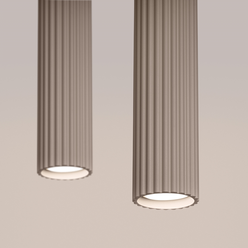 Brilagi - CRESTO LED csillár, kábelre függeszthető, 2xGU10/10W/230V, taupe