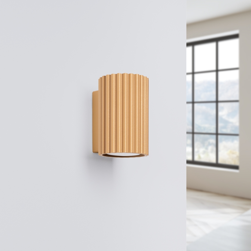 Brilagi - CRESTO LED fali lámpatest 1xGU10/10W/230V 10 cm aranyszínű