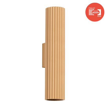 Brilagi - CRESTO LED fali lámpatest, 2× GU10/10W/230V, 30 cm, aranyszínű