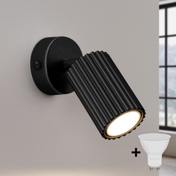 Brilagi - CRESTO LED fali spotlámpa 1xGU10/10W/230V fekete