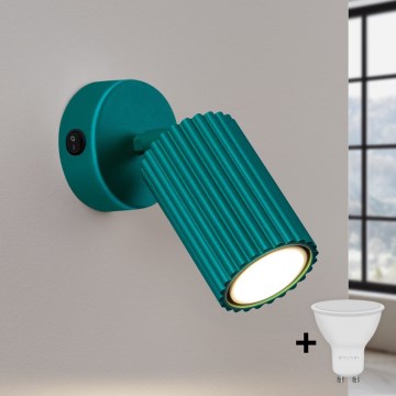 Brilagi - CRESTO LED fali spotlámpa 1xGU10/10W/230V türkiz