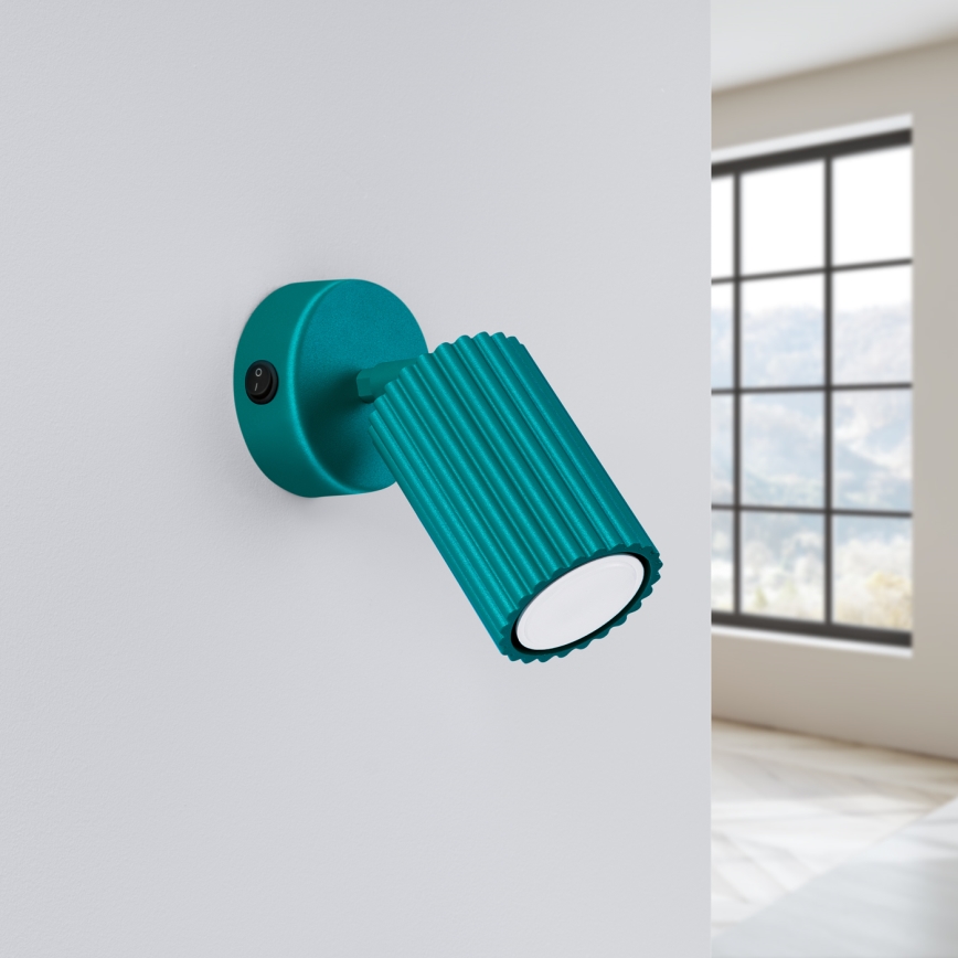 Brilagi - CRESTO LED fali spotlámpa 1xGU10/10W/230V türkiz