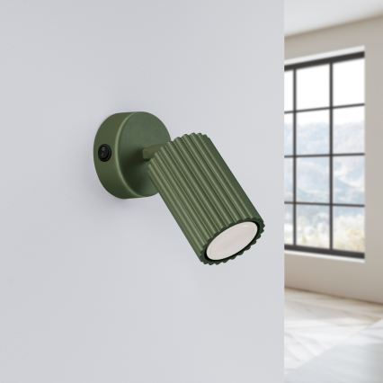 Brilagi - CRESTO LED fali spotlámpa 1xGU10/10W/230V zöld