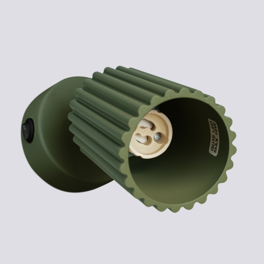 Brilagi - CRESTO LED fali spotlámpa 1xGU10/10W/230V zöld