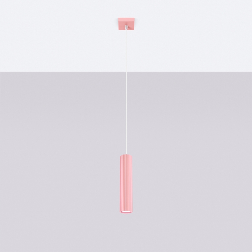 Brilagi - CRESTO LED függeszték kábellel 1xGU10/10W/230V, rózsaszín