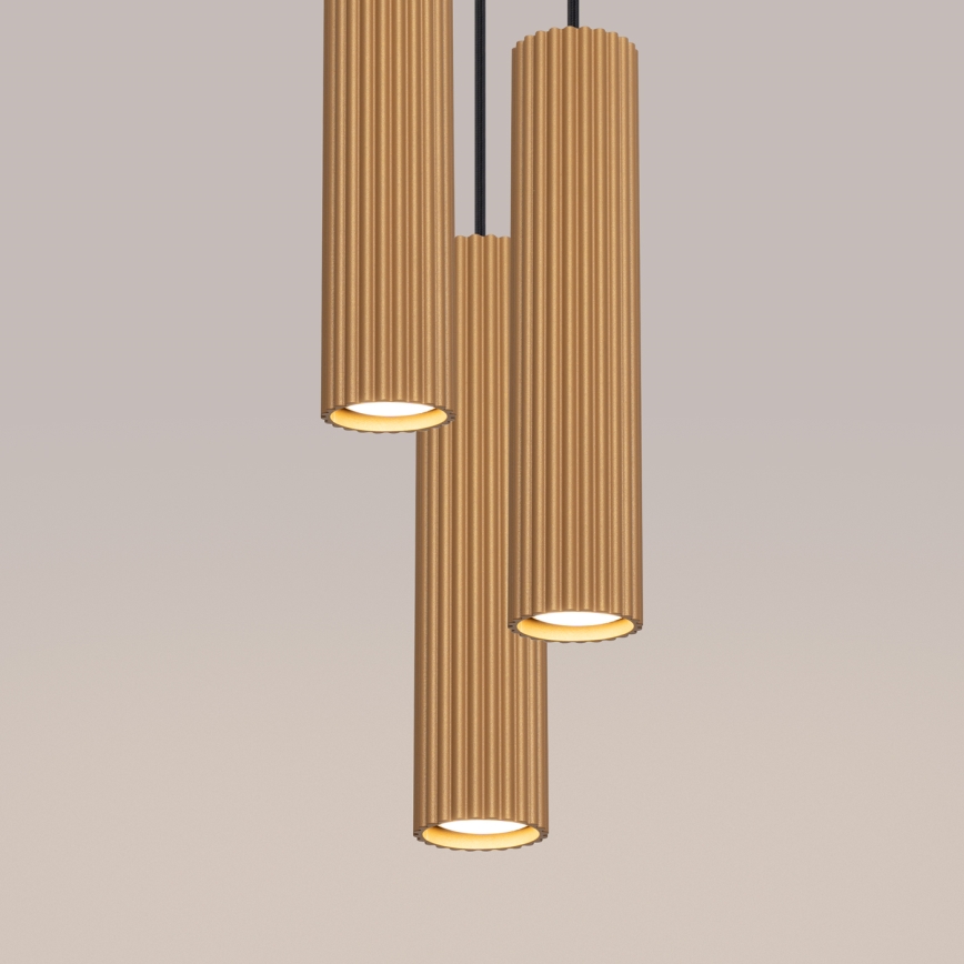 Brilagi - CRESTO LED kábeles függőlámpa 3xGU10/10W/230V arany