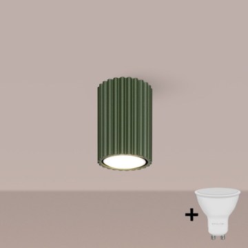 Brilagi - CRESTO LED spotlámpa 1xGU10/10W/230V 10 cm zöld