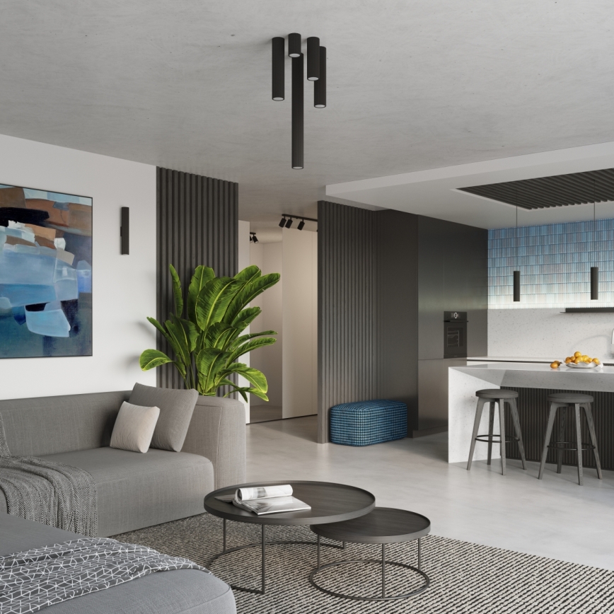 Brilagi - CRESTO LED spotlámpa 1xGU10/10W/230V 20 cm fekete