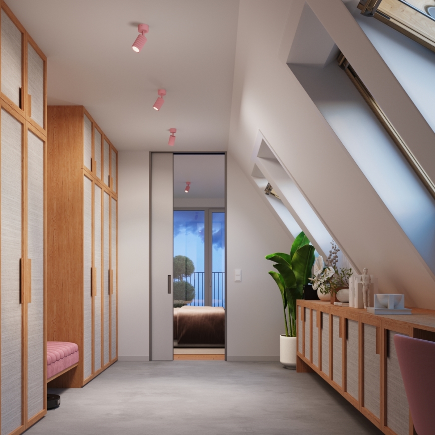 Brilagi - CRESTO LED spotlámpa 1xGU10/10W/230V rózsaszín