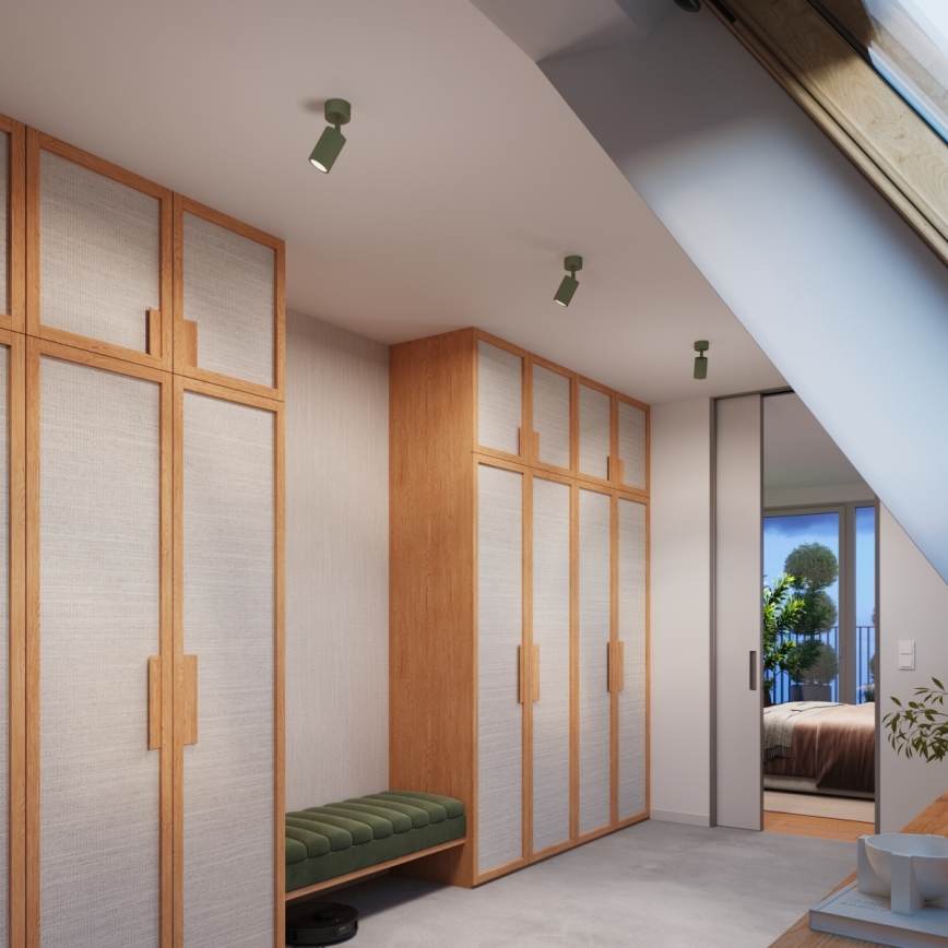 Brilagi - CRESTO LED spotlámpa 1xGU10/10W/230V zöld