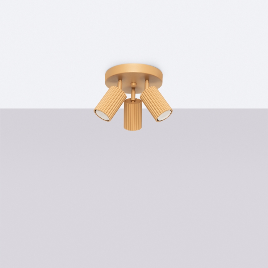 Brilagi - CRESTO LED spotlámpa 3x GU10 / 10 W / 230 V aranyszínű