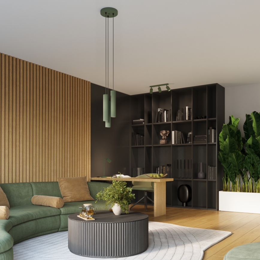 Brilagi - CRESTO LED spotlámpa 3xGU10/10W/230V zöld