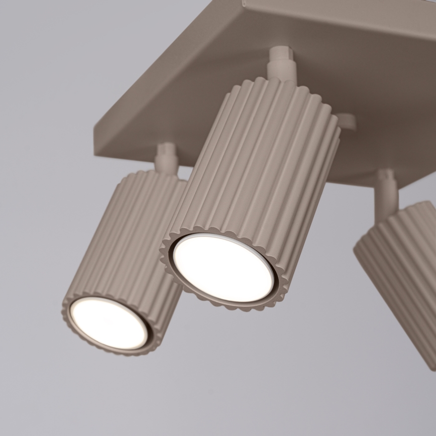 Brilagi - CRESTO LED spotlámpatest 4xGU10/10W/230V taupe