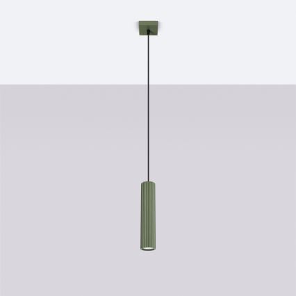 Brilagi - CRESTO LED zsinóros függeszték 1xGU10/10W/230V zöld