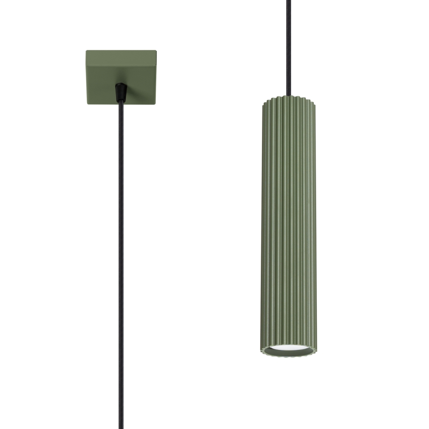 Brilagi - CRESTO LED zsinóros függeszték 1xGU10/10W/230V zöld
