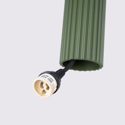 Brilagi - CRESTO LED zsinóros függeszték 1xGU10/10W/230V zöld