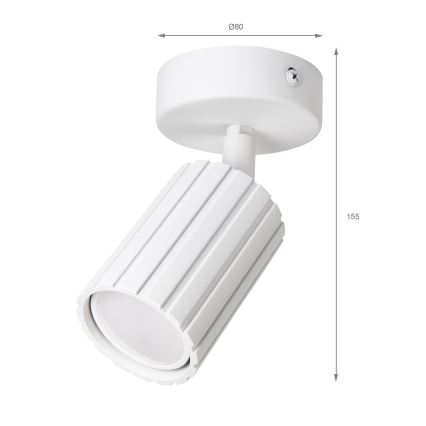 Brilagi - CRISPINA 1xGU10/10W/230V irányítható spotlámpa fehér