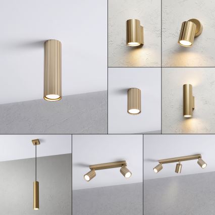 Brilagi - CRISPINA egyfejes spotlámpa 1xGU10/10W/230V, 20 cm, arany