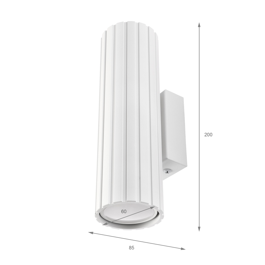 Brilagi - CRISPINA fali lámpa 2xGU10/10W/230V 20 cm fehér