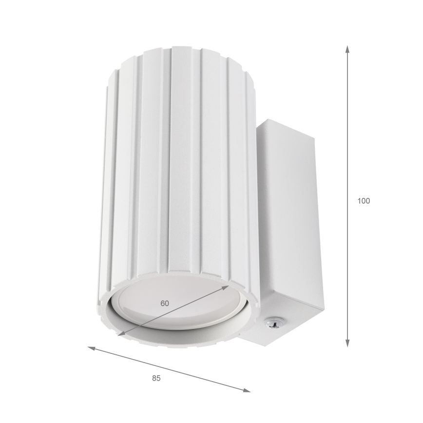 Brilagi - CRISPINA fali lámpatest 1xGU10/10W/230V 10 cm fehér