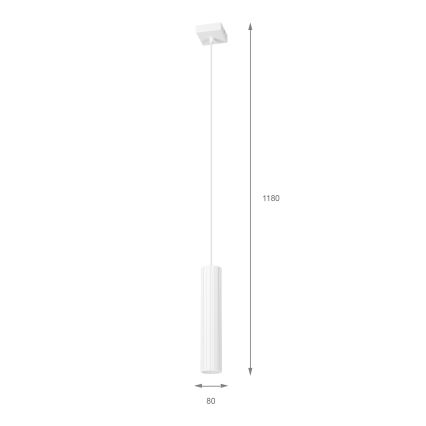 Brilagi - CRISPINA kábeles függeszték 1xGU10/10W/230V fehér