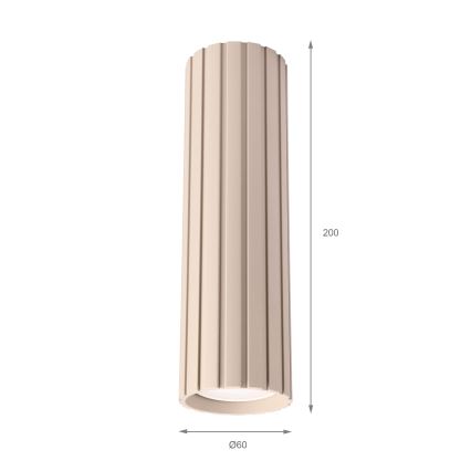 Brilagi - CRISPINA spotlámpa 1xGU10/10W/230V, 20 cm, bézs