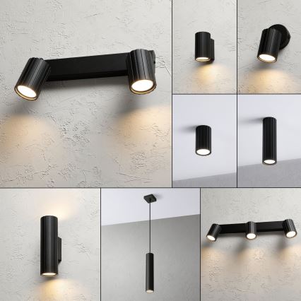 Brilagi - CRISPINA spotlámpa 2xGU10/10W/230V fekete