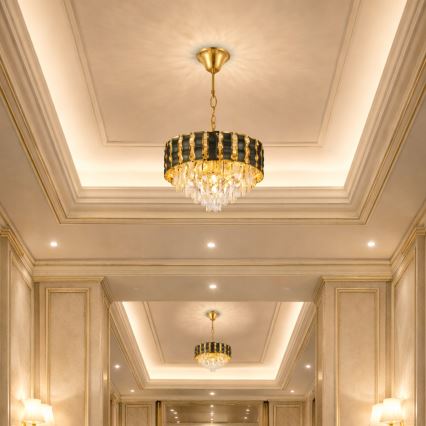 Brilagi - CRISTAL láncos csillár 5xE14/40W/230V Ø 38 cm