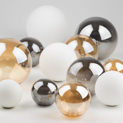 Brilagi - Csereüveg csillárhoz, fali lámpához és lámpához MISTEL, MILLA átm. 10 cm füstös