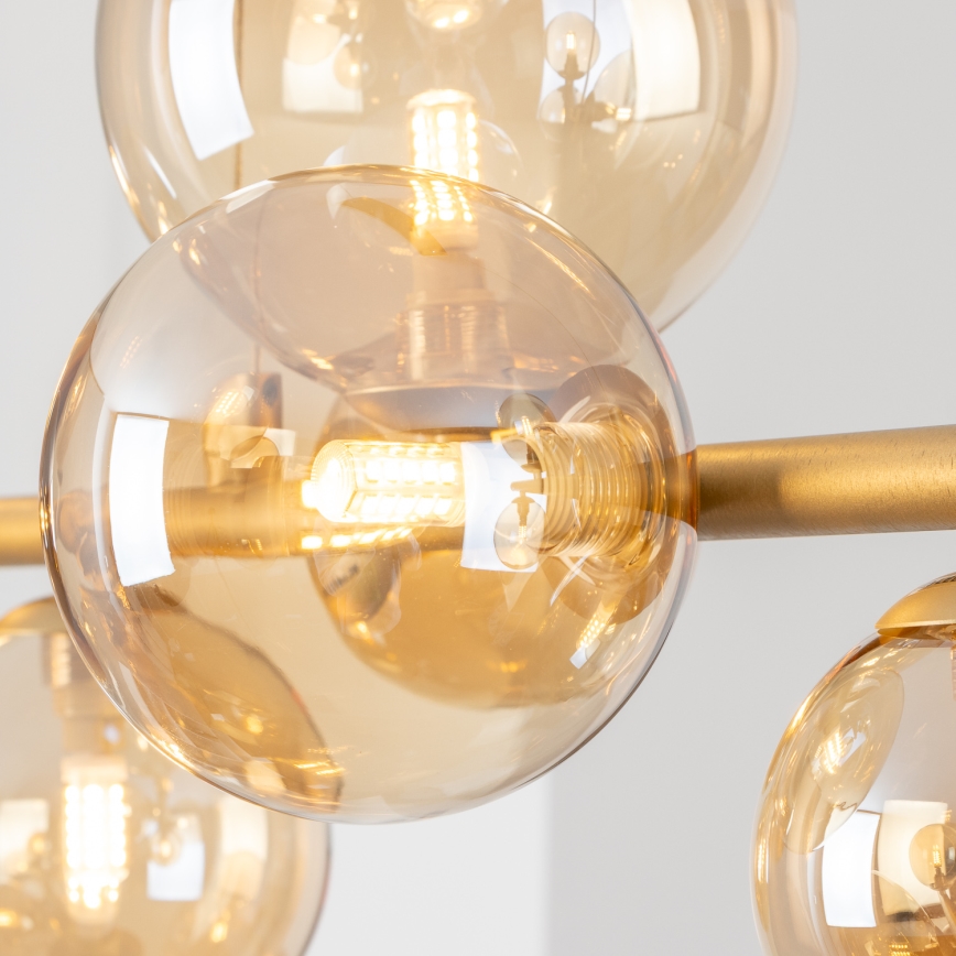 Brilagi - Csereüveg csillárhoz, fali lámpához és lámpához MISTEL, MILLA átm. 12 cm arany