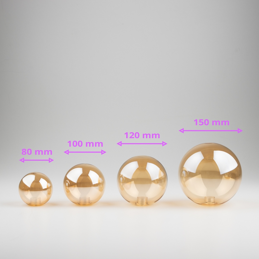 Brilagi - Csereüveg csillárhoz, fali lámpához és lámpához MISTEL, MILLA átm. 12 cm arany