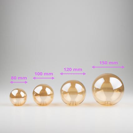 Brilagi - Csereüveg csillárhoz, fali lámpához és lámpához MISTEL, MILLA átm. 8 cm arany