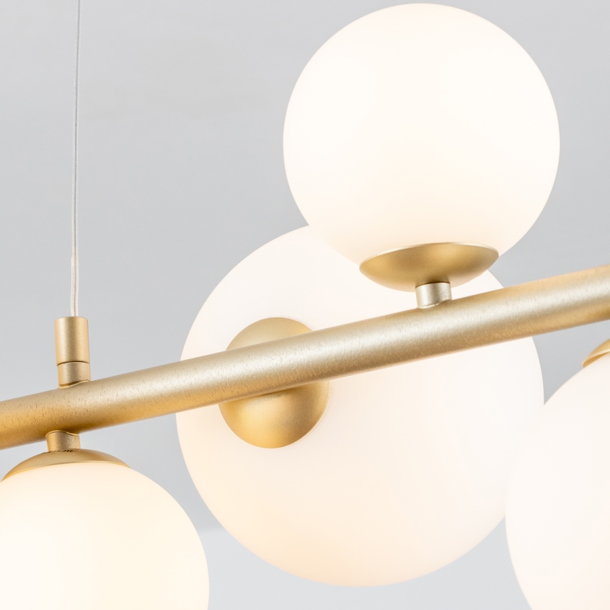 Brilagi - Csereüveg csillárhoz, fali lámpához és lámpához MISTEL, MILLA átm. 8 cm fehér