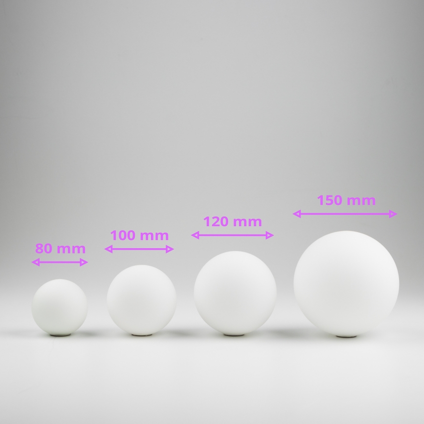 Brilagi - Csereüveg csillárhoz, fali lámpához és lámpához MISTEL, MILLA átm. 8 cm fehér