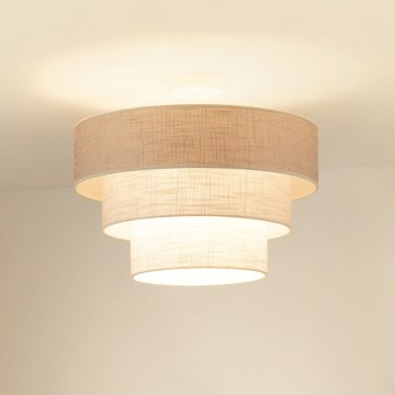 Brilagi - Csillár ALASKA LUNETA 1xE27/15W/230V átm. 45 cm szürke/krémes