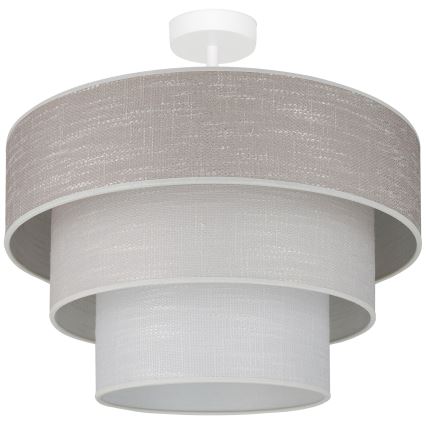 Brilagi - Csillár ALASKA LUNETA 1xE27/15W/230V átm. 45 cm szürke/krémes