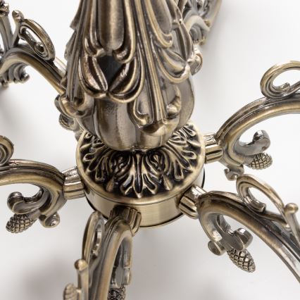 Brilagi - Csillár láncon CLASSIC 6xE14/60W/230V réz