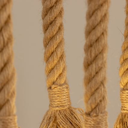 Brilagi - Csillár láncon KOS 4xE27/60W/230V bükkfa