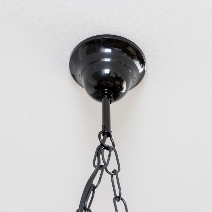 Brilagi - Csillár láncon QUEEN 2xE14/40W/230V bükkfa/dió