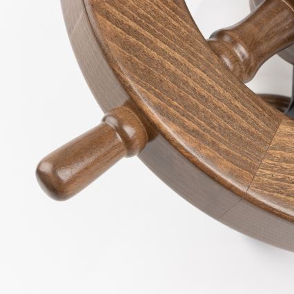 Brilagi - Csillár láncon TIMONA 2xE14/40W/230V bükkfa/dió