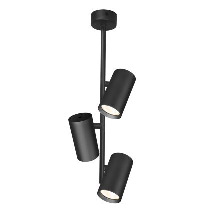 Brilagi - Csillár rúdon SELE VERTICAL 3xGU10/30W/230V fekete